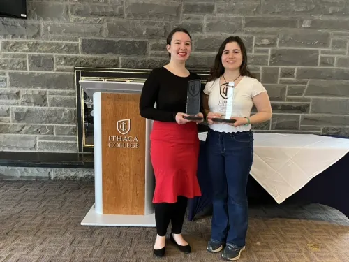 Claudia Homiski & Sasha Roter receive awards