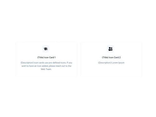example of icon cards