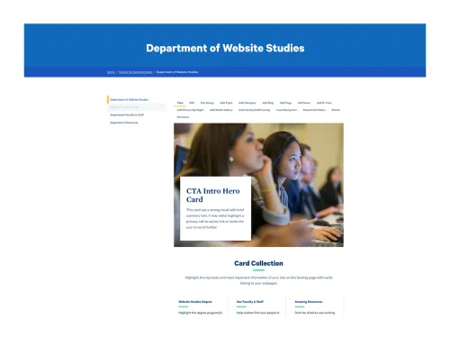 Department of Website Studies (placeholder image)