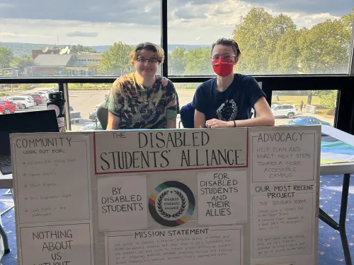 Disabled Student Alliance at the Org Fair