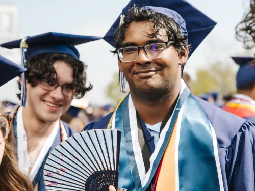 Ashan '26 at commencement 