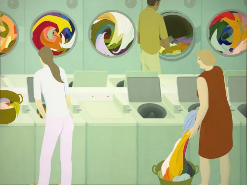 At a Laundromat Barbara JR Bernstein