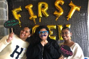 First-Gen celebration day photo booth