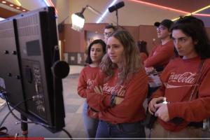 student producers of Coke commercial