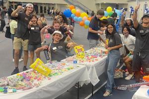 photo of students attending ICarnival event during Fall 2022 Orientation