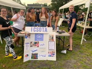 IC students with Club Sign