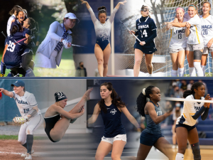 Collage of women's athletes