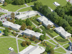 The Quads Aerial View Using IC Campus Map