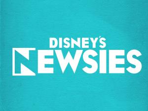 The words Disney's Newsies