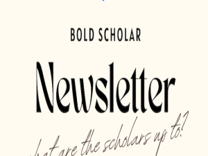 Bold Scholar Newsletter Logo