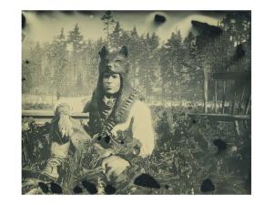 Matthew Earl Williams INDIANS FROM THE UNCANNY VALLEY The Lord Marvel, 8” X 10” Tintype, 2021 c/o The Artist