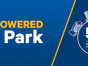 Logo with the words Empowered by Park