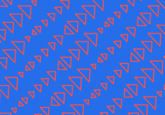 Pattern of triangles running in a diagonal orientation.