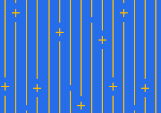 Pattern of plus symbles and verticle lines.