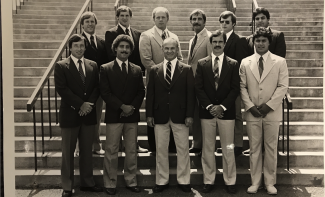 Photo of the 1982 Ithaca Football Coaches