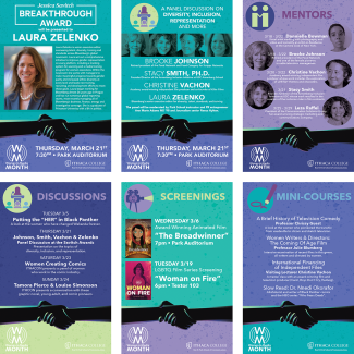 Posters for Women in Media Month