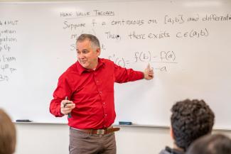professor teaching math