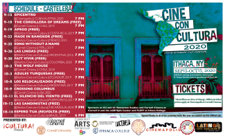 Poster of the Cine con Cultura Latinx American Film Festival