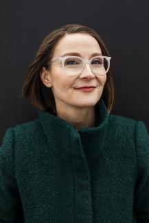 author photo of Eleanor Henderson in a green jacket
