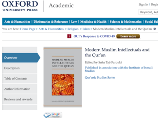 Modern Muslim Intellectuals, cover