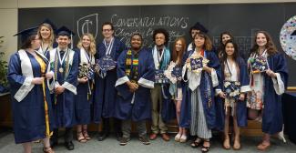 A proud group of graduates