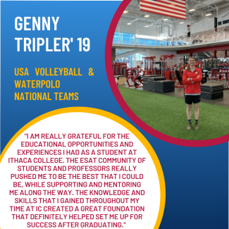 Genny Tripler '19 shares her experience as an IC alum.