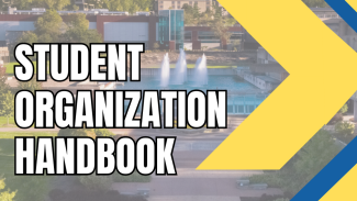 Student Organization Handbook Cover