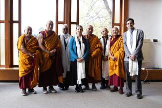 LTC with monks