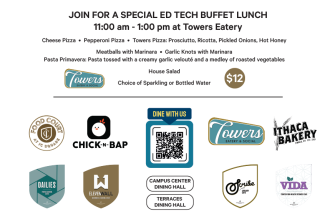 Join for a special Ed Tech Buffet Lunch, 11AM-1PM at Towers Eatery