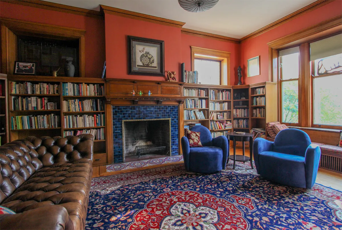 The study inside Fountain Place.