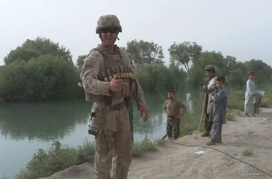 man in military uniform
