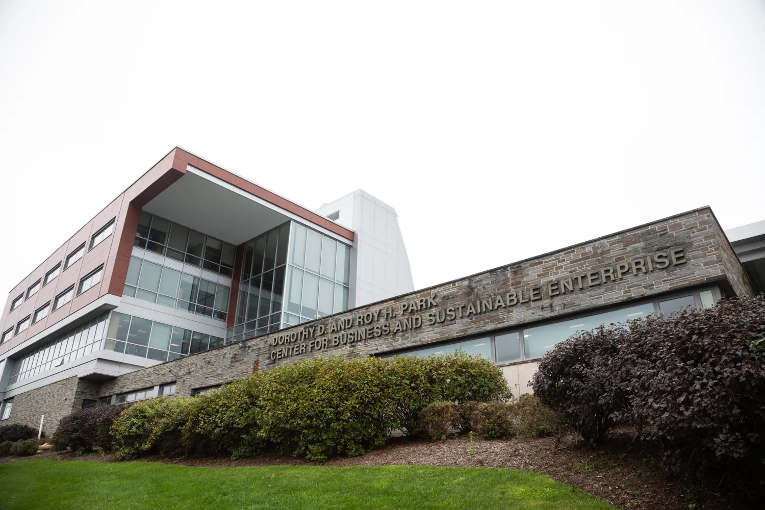 External view of the Dorothy D. and Roy H. Park Center for Business and Sustainable Enterprise