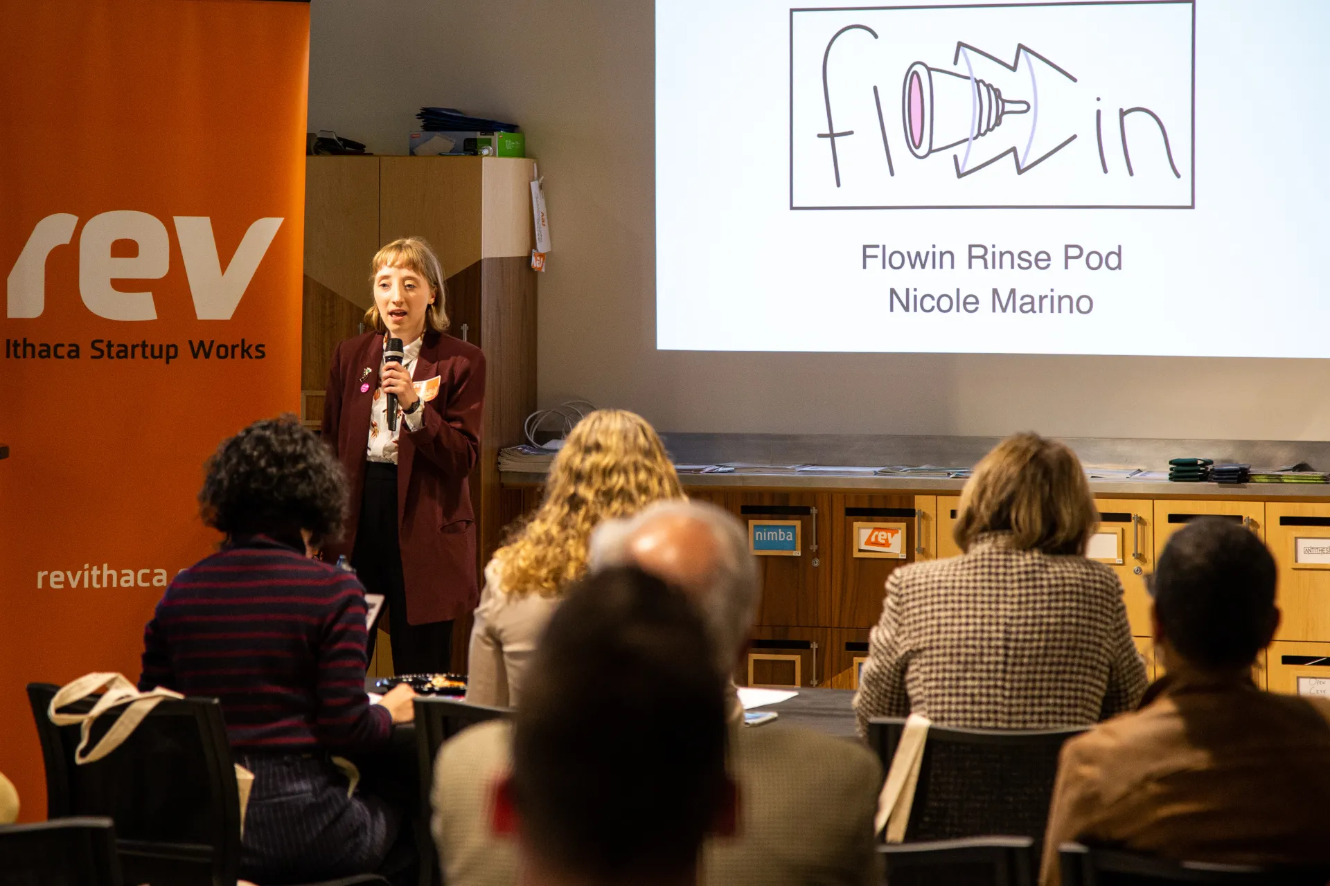 Nicole Marino '19 Presenting at Demo Day