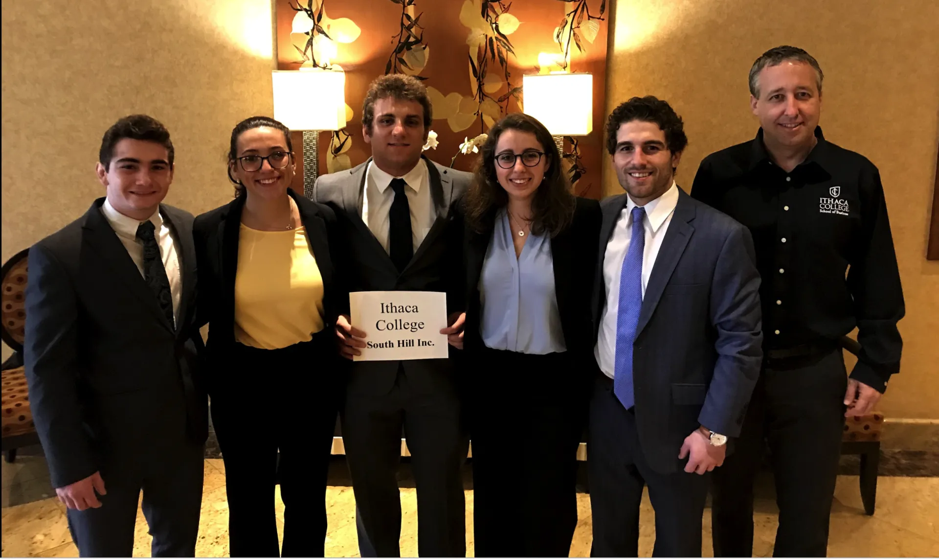 Ithaca College Students and Professor