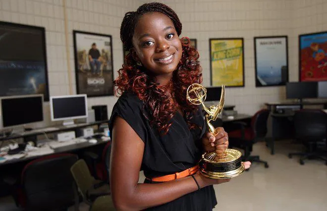 Crystal Kayiza with Emmy