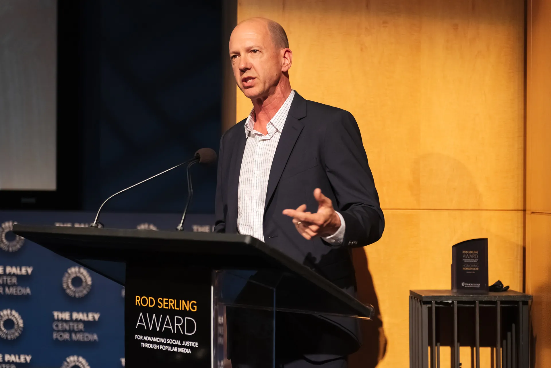 Michael Royce at the Serling Awards