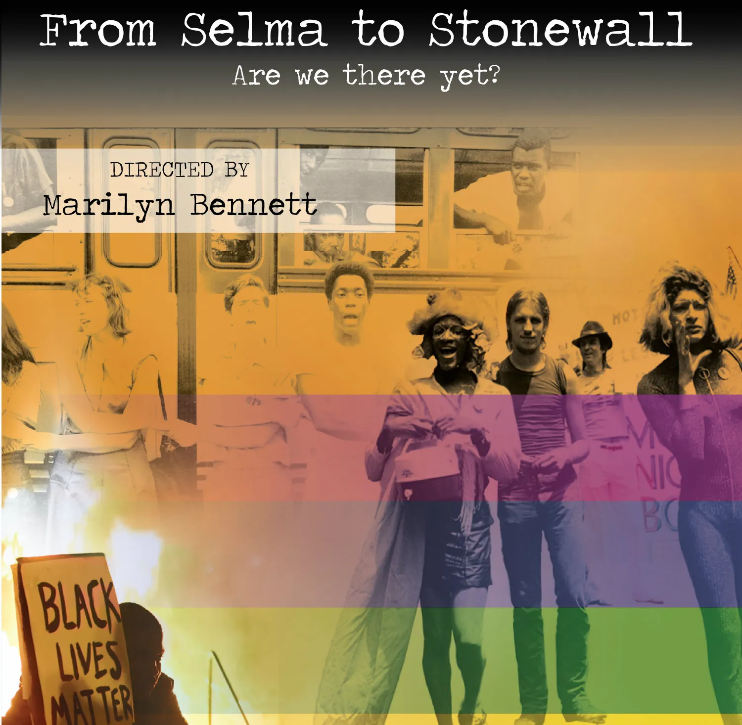 people with rainbow colors