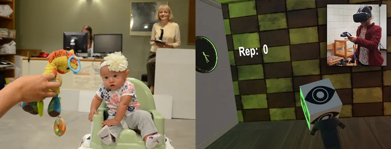 Sharon Stansfield; Tots-on-Bots and VR physical therapy