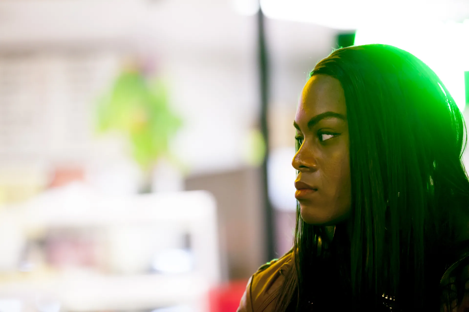 person looking off into the distance