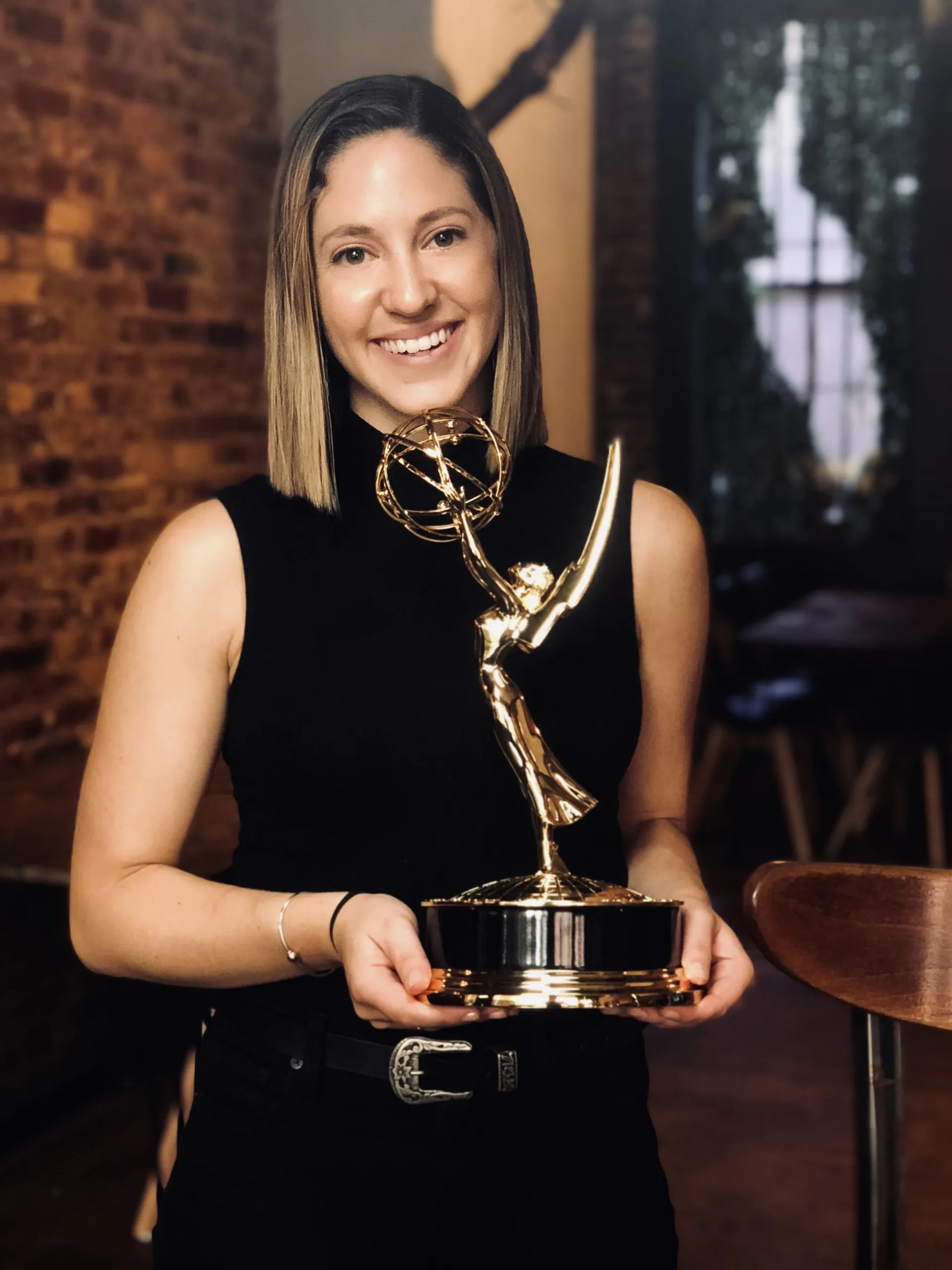 Bethany George with Emmy