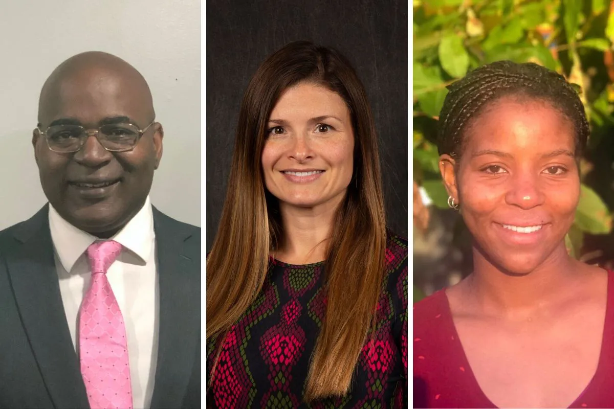 one man and two women