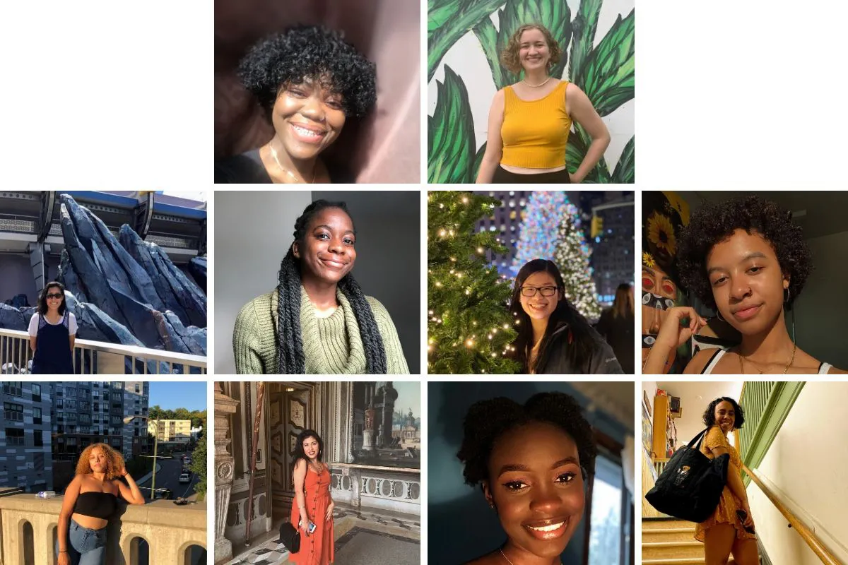 photo collage of women in a grid