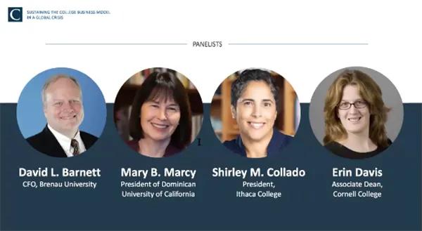 Panelists on presentation. 