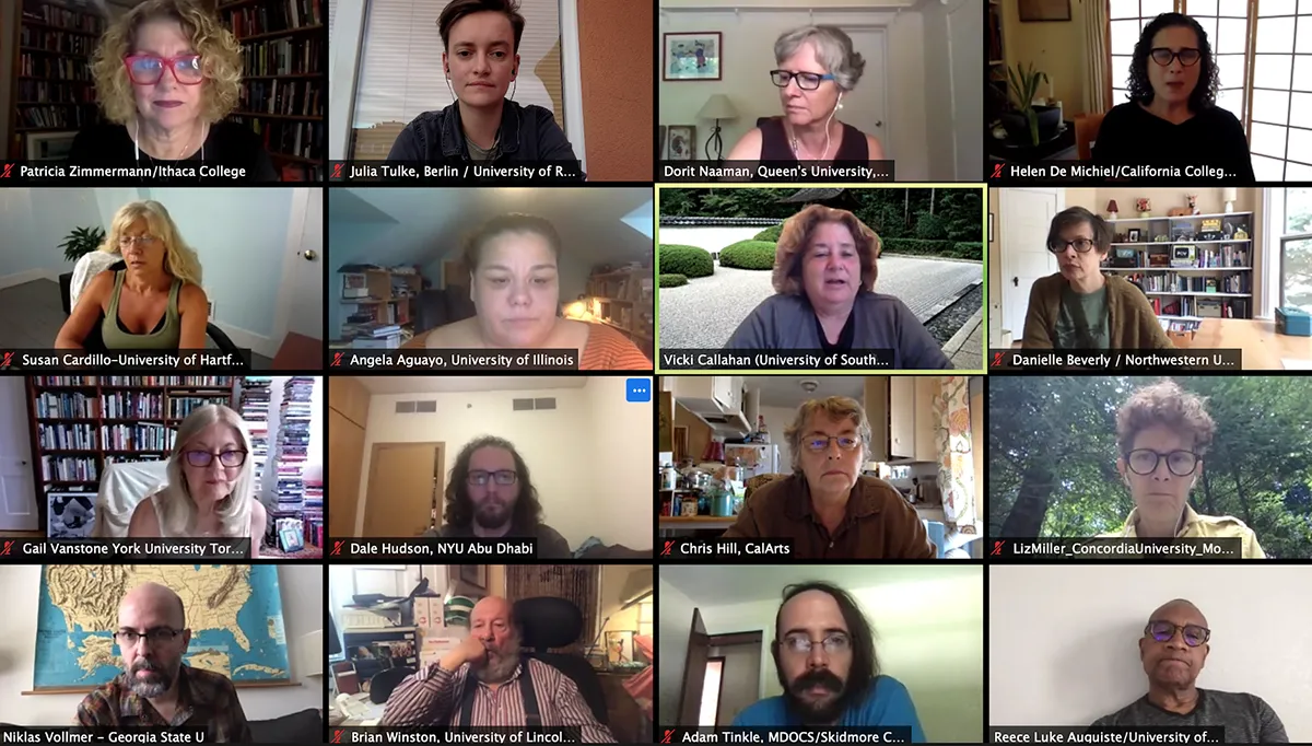 Screenshot of convenings