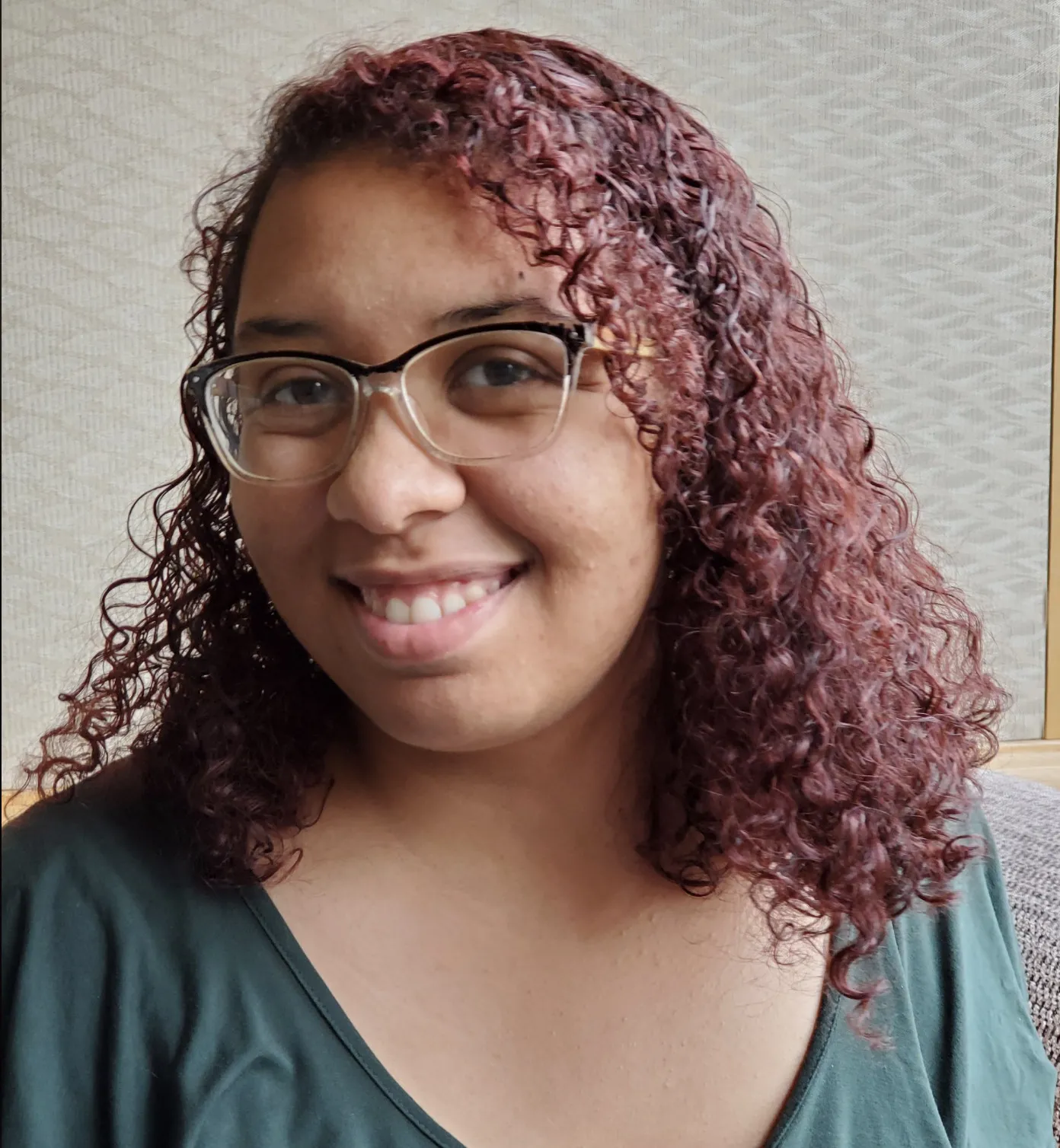 Rebecca Brutus smiling