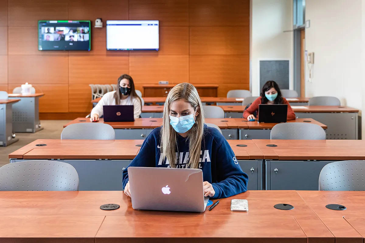 students in a classroom