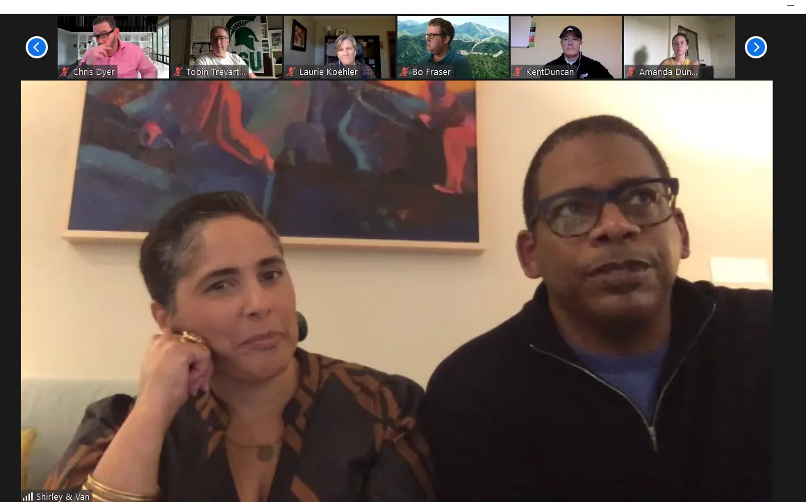 Shirley M. Collado and A. Van Jordan