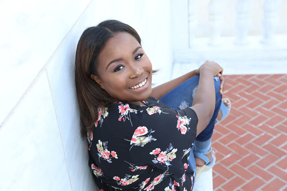 Yetunde Smalls '21 sitting