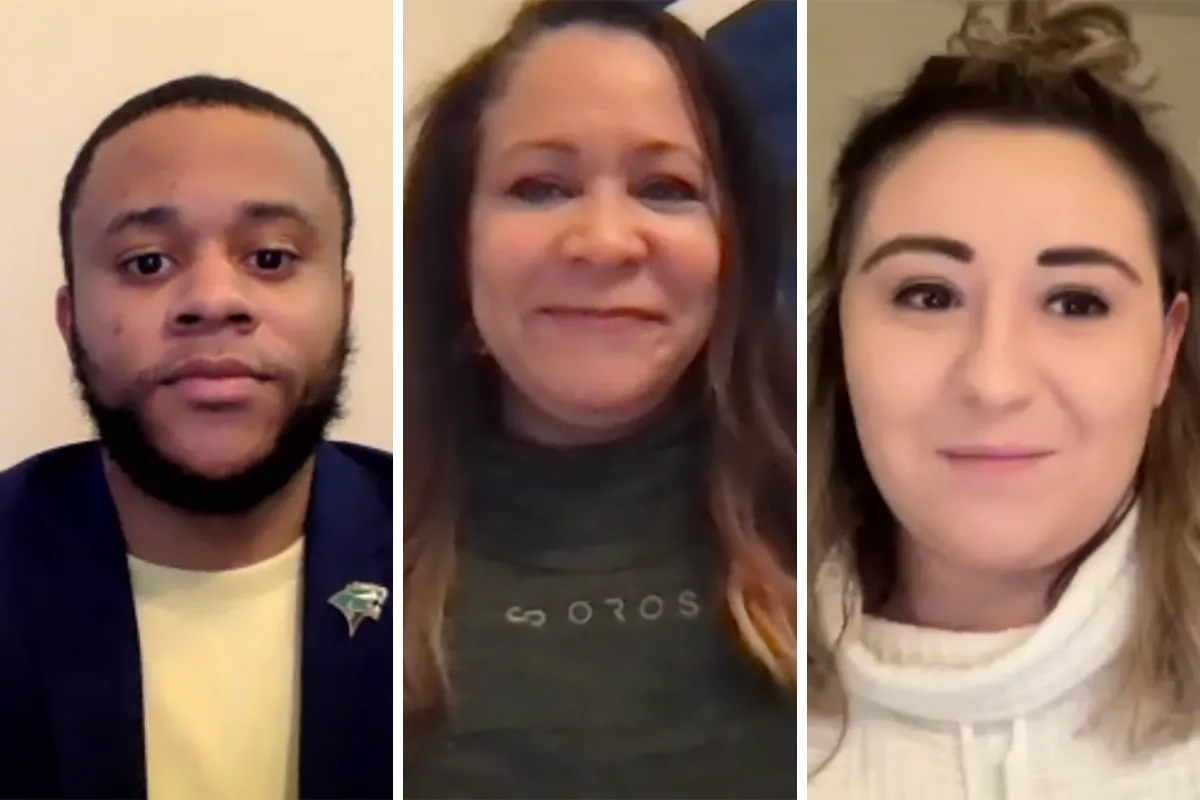 Ahmad Boyd, Tayna Hutchens, and Lia Muñoz