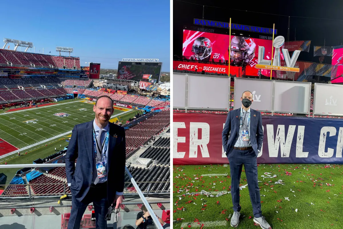 Adam Heaslip before and after the game